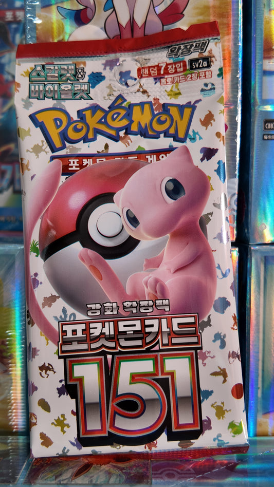 Booster pokémon coréen : sv2a 151