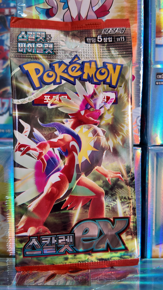 Booster pokémon coréen : sv1S Scarlet EX